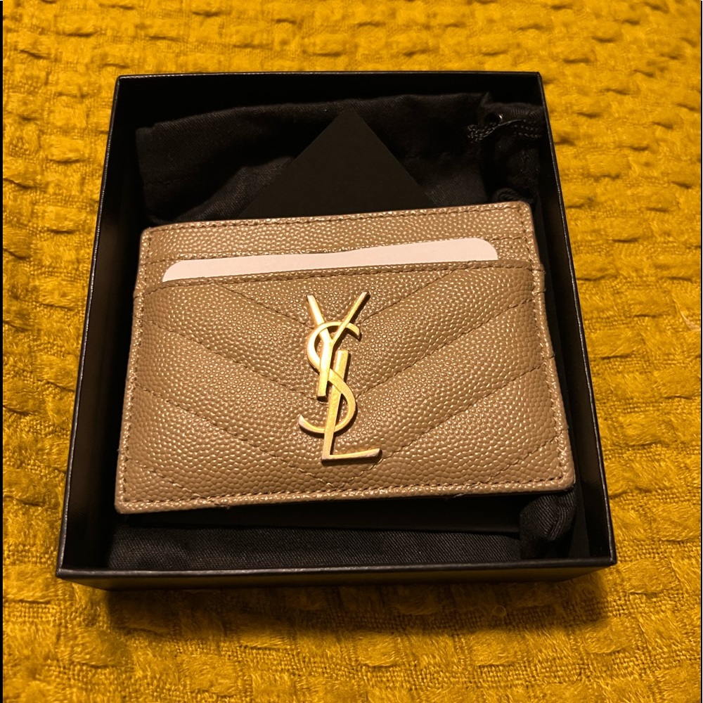 YSL Latte card case